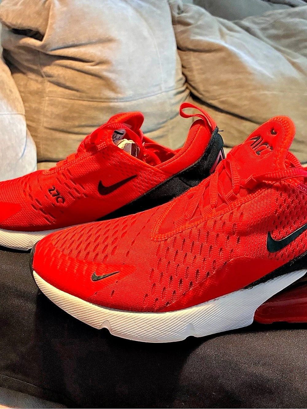 Nike Men's Athletic Shoes Red & Black
